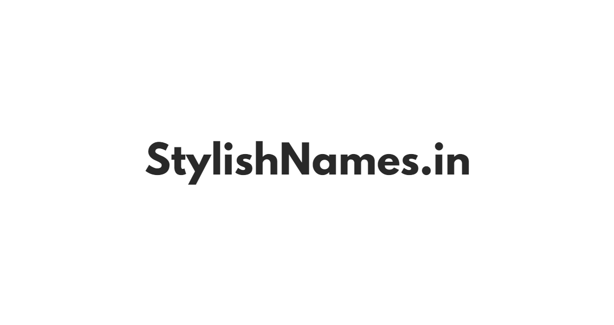 Leader stylish names